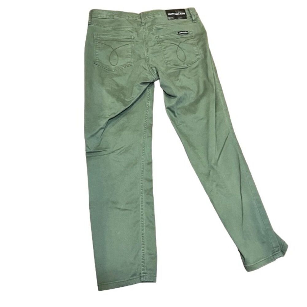 Calvin Klein Women's Green Skinny Jeans‎ - Picture 2 of 8